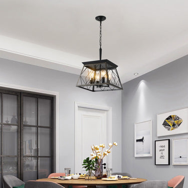 4-Light Vintage Antique Chandeliers Light Fixture